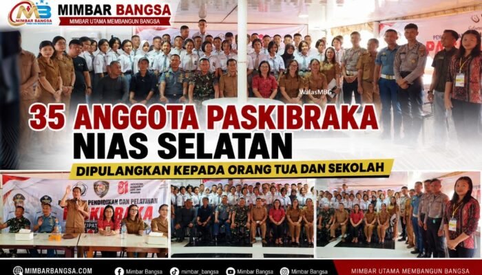 Pemulangan-Siswa-Anggota-Paskibraka-Nias-Selatan-2026 Paskibraka Nias Selatan