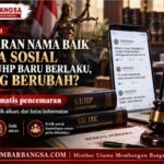 Analisiis Hukum Pencemaran Nama Baik Ilustrasi pencemaran nama baik di media sosial setelah KUHP Nasional berlaku 2 Januari 2026