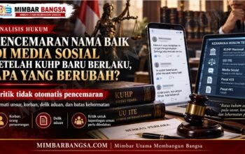 Ilustrasi pencemaran nama baik di media sosial setelah KUHP Nasional berlaku 2 Januari 2026