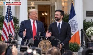 Donald Trump bertemu Wali Kota New York Zohran Mamdani di Gracie Mansion pada 21 September 2026 Donald Trump bertemu Wali Kota New York Zohran Mamdani di Gracie Mansion pada 21 September 2026