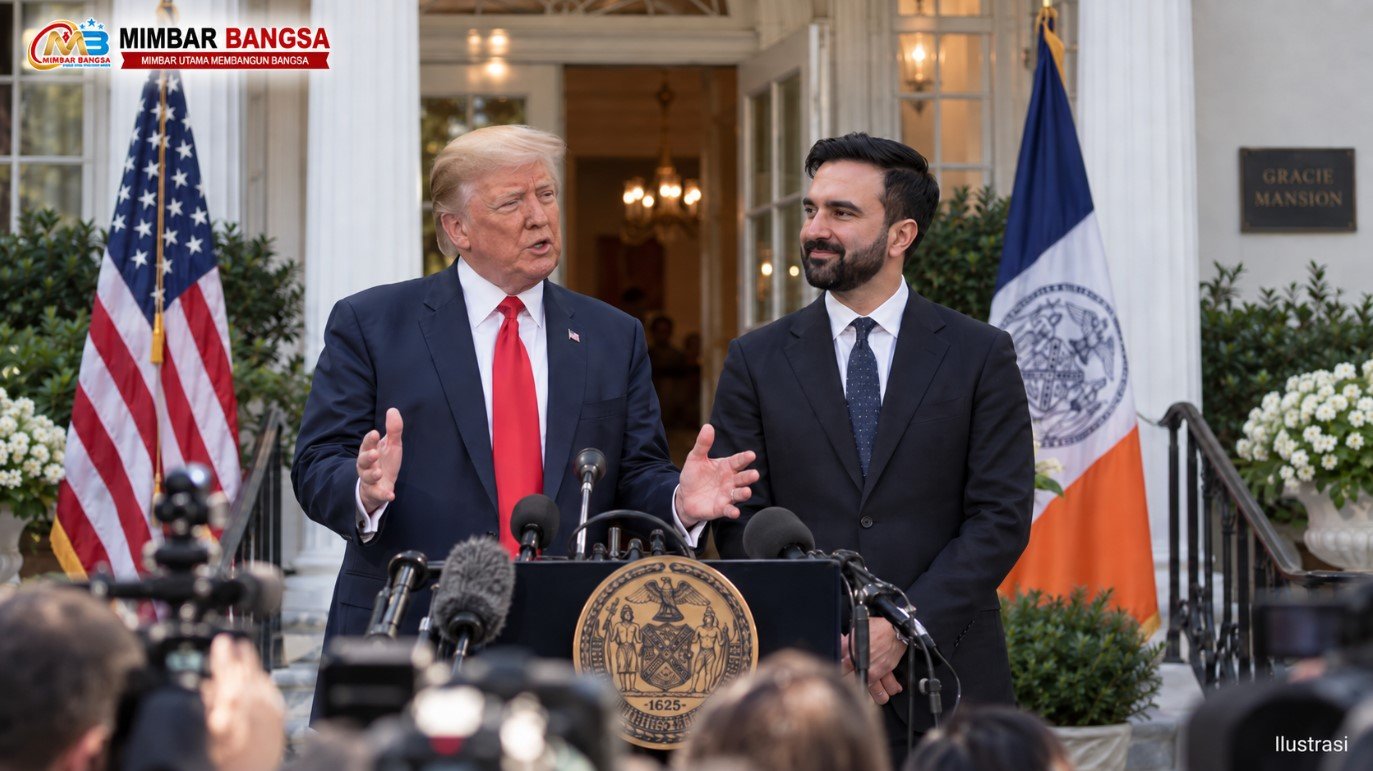 Donald Trump bertemu Wali Kota New York Zohran Mamdani di Gracie Mansion pada 21 September 2026