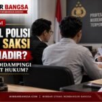 Ilustrasi pemeriksaan saksi oleh penyidik dengan pendampingan advokat berdasarkan KUHAP 2025