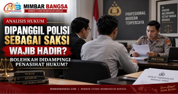 Ilustrasi pemeriksaan saksi oleh penyidik dengan pendampingan advokat berdasarkan KUHAP 2025 Ilustrasi pemeriksaan saksi oleh penyidik dengan pendampingan advokat berdasarkan KUHAP 2025