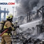 Kebakaran 51 isotank dan satu kontainer DG di Terminal NPCT1 Tanjung Priok Jakarta Utara