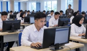 Peserta mengikuti SKD Sekolah Kedinasan 2026 menggunakan sistem CAT BKN