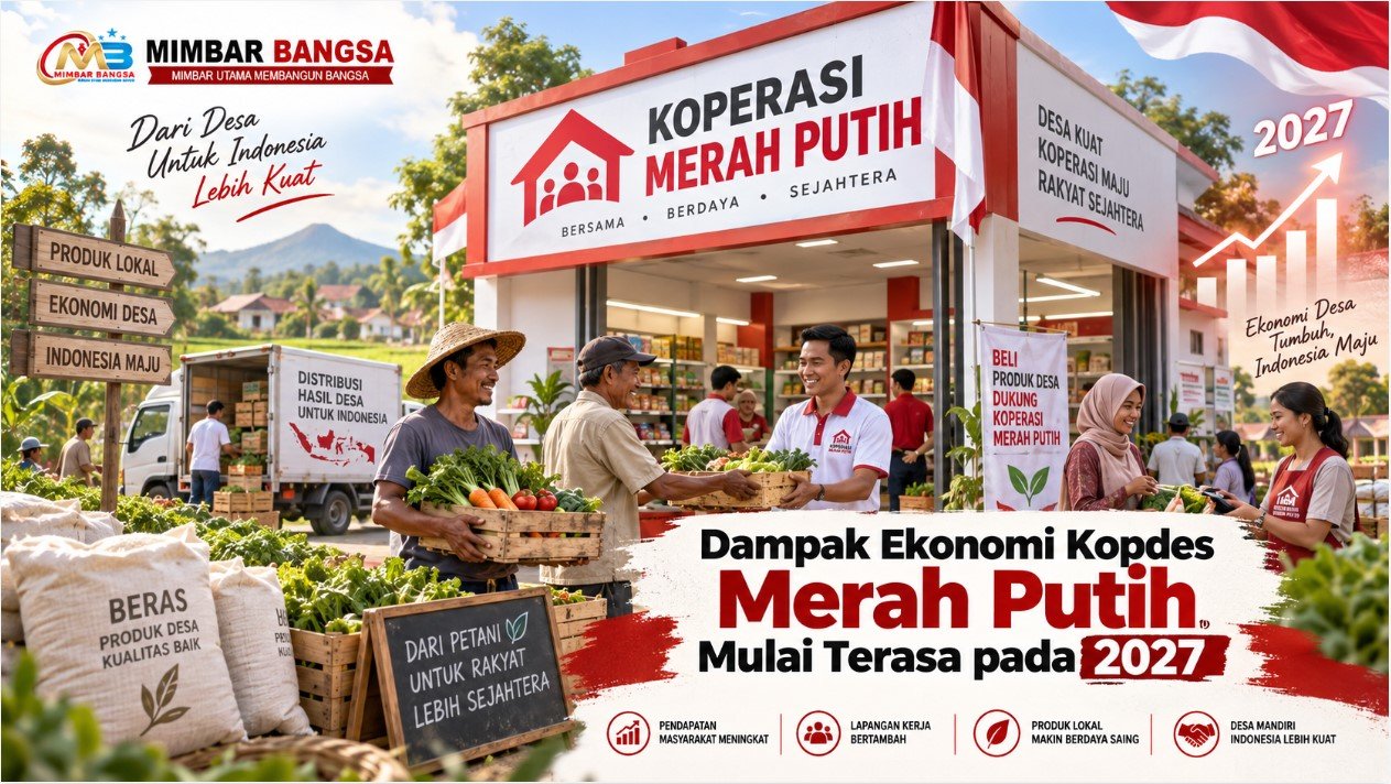 Presiden Prabowo Subianto menjelaskan dampak ekonomi Koperasi Desa/Kelurahan Merah Putih yang diperkirakan mulai terasa pada 2027.