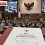Rapat Paripurna DPR RI di Kompleks Parlemen, Senayan, Jakarta, Selasa, 22 September 2026, saat pengambilan keputusan RUU Pengaturan Reforma Agraria.