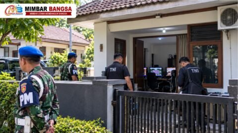 Ilustrasi pemeriksaan kasus dugaan judi online di rumah dinas TNI kawasan KPAD Cijantung, Jakarta Timur.
