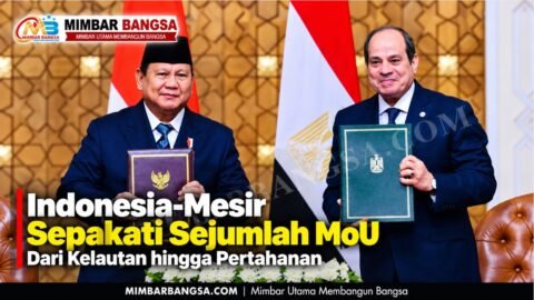 Indonesia-Mesir Sepakati 4 MoU, Bahas Pertahanan