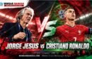 Jorge Jesus dan Cristiano Ronaldo dalam polemik Timnas Portugal berdasarkan survei publik Portugal