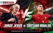 Jorge Jesus dan Cristiano Ronaldo dalam polemik Timnas Portugal berdasarkan survei publik Portugal