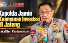 Kapolda Jawa Tengah Irjen Roy Hardi Siahaan berbicara dalam Forum Investasi Jawa Tengah di KEK Industropolis Batang, Jumat 23 Oktober 2026.