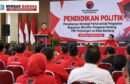 Kegiatan pendidikan politik DPC PDI Perjuangan Kota Bandung untuk penguatan pengurus ranting pada 10 Oktober 2026