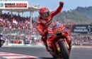 Marc Marquez pembalap Ducati Lenovo Team pemenang sprint MotoGP Mandalika 2026.