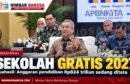Menteri Keuangan Suahasil Nazara menjelaskan anggaran pendidikan dan rencana sekolah gratis 2027.