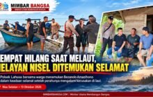 Nelayan Hilang ditemukan