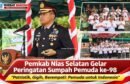 Kapolres Nias Selatan AKBP Alfian Tri Permadi memimpin upacara peringatan Hari Sumpah Pemuda ke-98 Tahun 2026 di Lapangan Orurusa, Teluk Dalam, bersama jajaran Pemkab Nias Selatan.