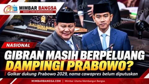 Prabowo Subianto dan Gibran Rakabuming Raka terkait peluang kembali berpasangan pada Pilpres 2029.