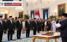Presiden Prabowo Subianto melantik pejabat Kabinet Merah Putih di Istana Negara Jakarta