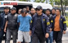 Tim Laboratorium Forensik Polda Jawa Timur melakukan olah TKP terkait dugaan pembunuhan ibu dan anak di Madiun pada 26 Oktober 2026.
