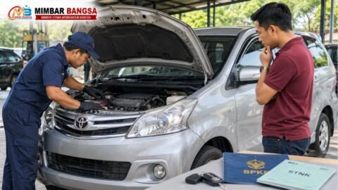 Pemeriksaan mesin Toyota Avanza bekas dan kelengkapan dokumen kendaraan sebelum pembelian.