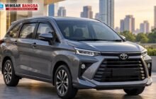Toyota All New Avanza generasi ketiga tampak depan dan samping